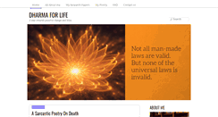 Desktop Screenshot of dharmaforlife.com